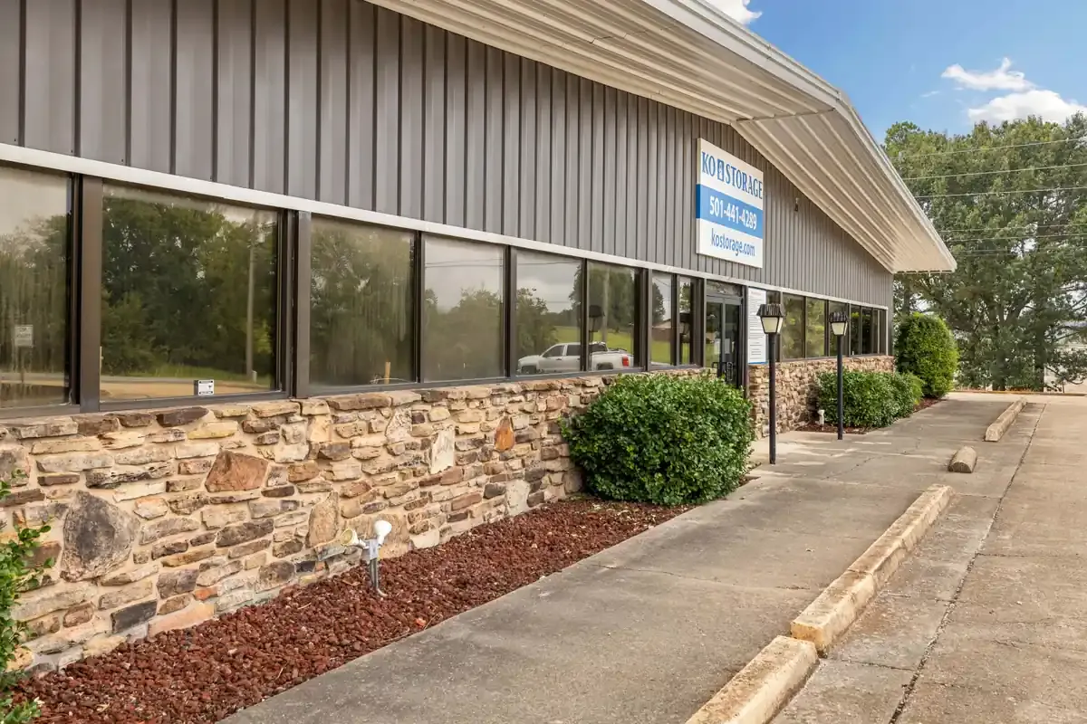 Facility entrance KO Storage of Harrison, AR